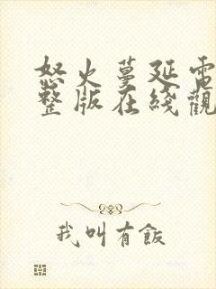 怒火蔓延电影完整版在线观看高清