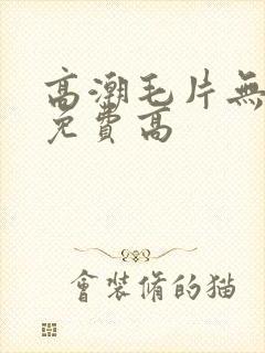 高潮毛片无遮挡免费高