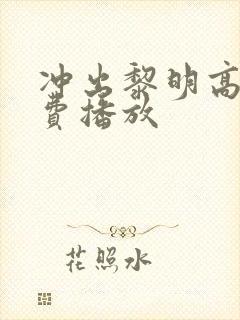 冲出黎明高清免费播放封面