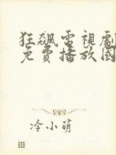 狂飙电视剧全集免费播放国产