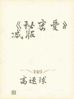 《秘密爱》未删减版