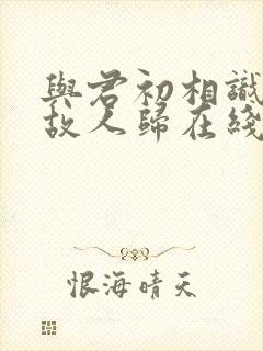 与君初相识犹如故人归在线观看