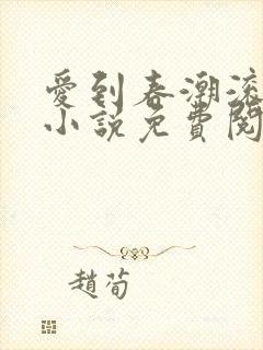 爱到春潮滚滚来小说免费阅读封面