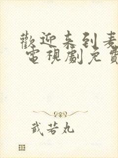 欢迎来到麦乐村 电视剧免费播放