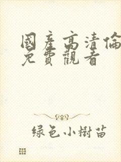 国产高清伦理片免费观看