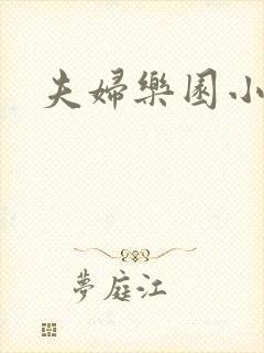 夫妇乐园小说封面