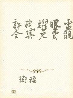 许我耀眼电视剧全集免费观看完整版