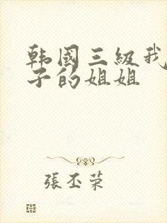 韩国三级我的妻子的姐姐封面