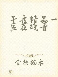 午夜精品一区二区在线看封面