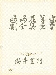 妈妈在等你电视剧全集免费观看