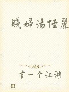 贱妇汤佳丽封面