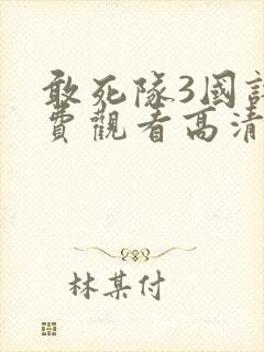 敢死队3国语免费观看高清完整版