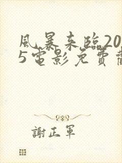 风暴来临2025电影免费观看