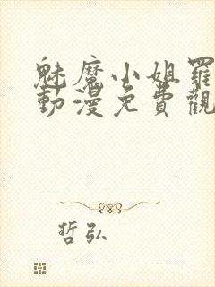 魅魔小姐罗曼史动漫免费观看全集