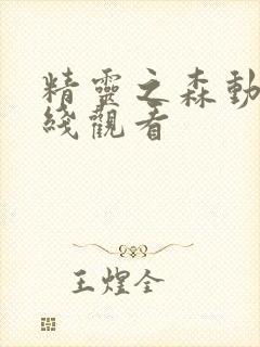 精灵之森动画在线观看