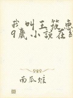 我叫王筱惠,19岁小说在线阅读