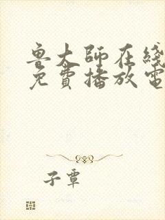 鲁大师在线观看免费播放电视剧全部