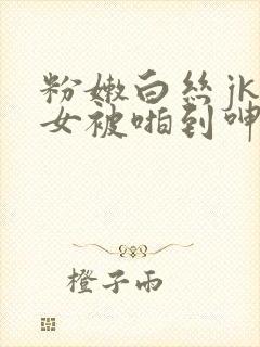 粉嫩白丝jk美女被啪到呻吟17