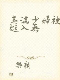 丰满少妇被猛烈进入无