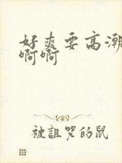 好爽要高潮了啊啊啊封面