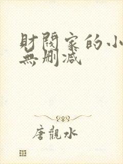 财阀家的小儿子无删减
