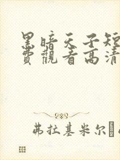 黑暗天子短剧免费观看高清