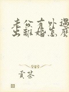 老公有外遇了提出离婚怎么办