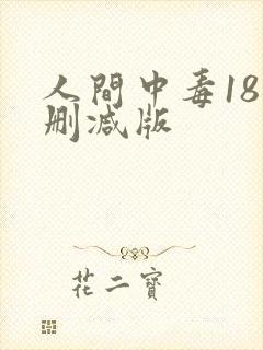 人间中毒18未删减版封面