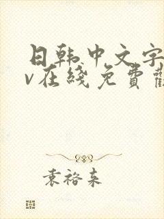 日韩中文字幕av在线免费观看