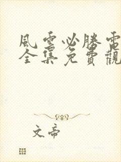 风云必胜电视剧全集免费观看