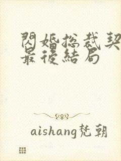 闪婚总裁契约妻最后结局