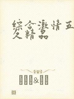 综合激情五月久久精品封面