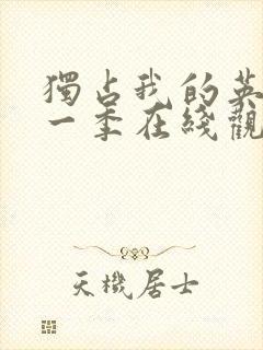 独占我的英雄第一季在线观看