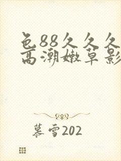 色88久久久久高潮嫩草影院