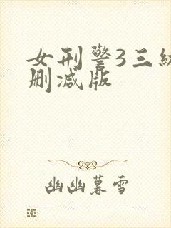 女刑警3三级未删减版