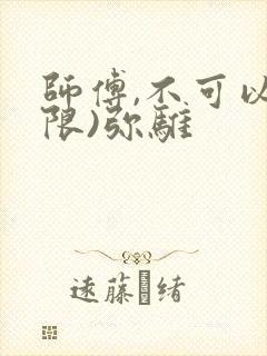 师傅,不可以(限)弥骓