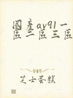 国产av91一区二区三区