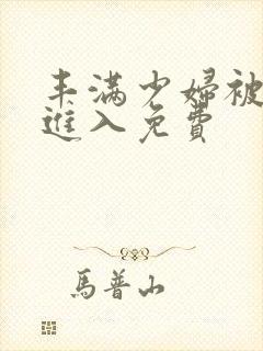 丰满少妇被猛烈进入免费