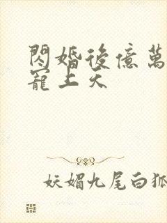 闪婚后亿万总裁宠上天封面