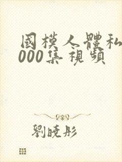 国模人体私拍1000集视频