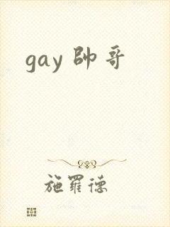 gay 帅哥封面