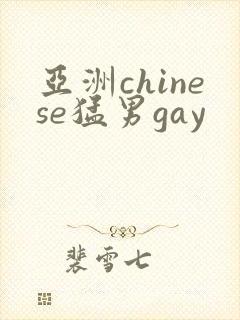 亚洲chinese猛男gay