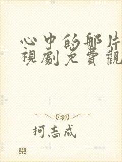 心中的那片海电视剧免费观看封面