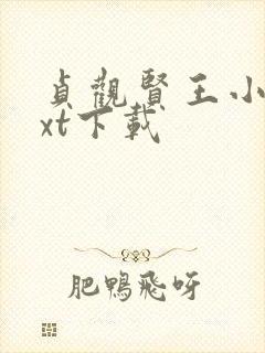 贞观贤王小说txt下载