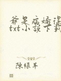 爷是病娇得宠着txt小说下载