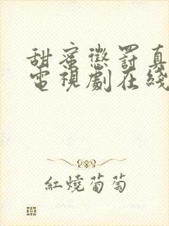 甜蜜惩罚真人版电视剧在线观看免费