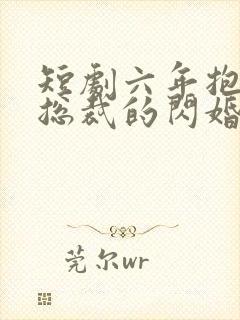 短剧六年抱俩,总裁的闪婚妻封面