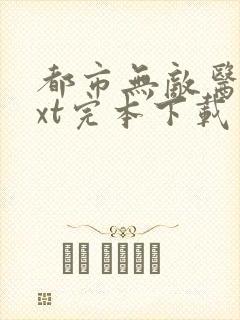 都市无敌医圣txt完本下载