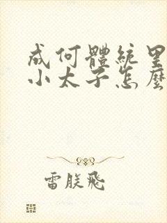 成何体统里面的小太子怎么来的