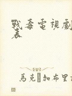 战毒电视剧演员表